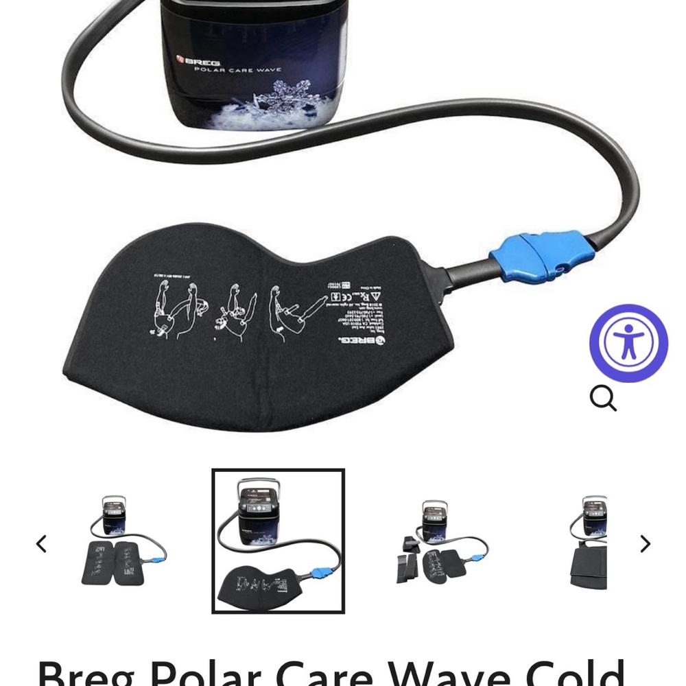 Breg Polar Care Wave Cold Therapy System with shoulder attachment